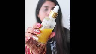 DIY TURMERIC SERUM Clear amp Glowing Skin [upl. by Nnylharas]