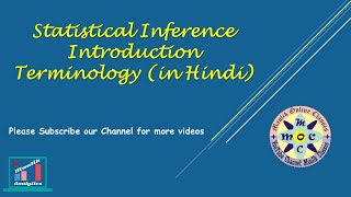 Statistical Inference Introduction and Terminology in Hindi [upl. by Sloan955]