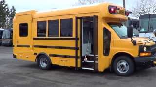 Northwest Bus Sales  NEW 2014 Chevrolet Starcraft Quest Type A Wheelchair School Bus  B13122 [upl. by Heaps216]