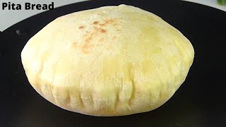 Homemade Pita Bread Recipe without yeast by Tiffin Box  Soft Pita Bread [upl. by Ofella]