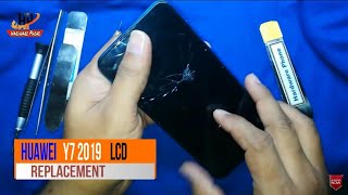 Huawei Y7 2019  DUBLX1  Lcd Replacement 2020 By  Hardware Phone [upl. by Laughlin509]