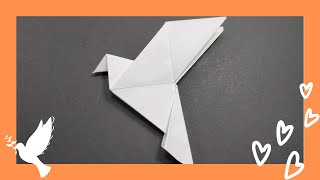 🕊️Como hacer la PALOMA DE LA PAZ Origami❤️🕊️ [upl. by Scales42]