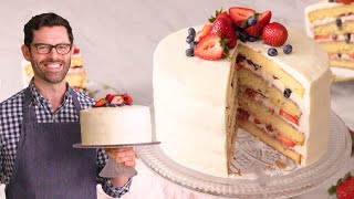 Amazing Berry Chantilly Cake Recipe [upl. by Naliorf112]