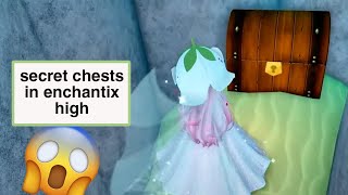 SECRET CHESTS in Enchantix High in Royale High [upl. by Naman]