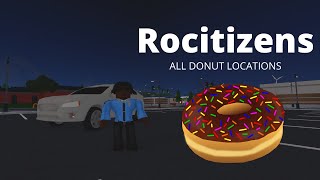 All doughnut locations rocitizens [upl. by Ivon]