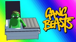 I LAUNCHED My FRIEND Off The ROOF Gang Beasts [upl. by Ennovihc]