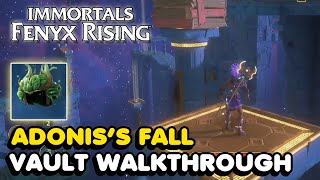 Adoniss Fall Vault Walkthrough  Immortals Fenyx Rising [upl. by Rahal]