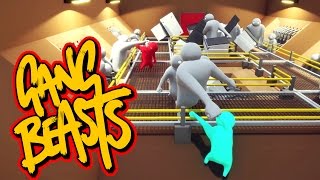 Lets Play Gang Beasts on PS4 [upl. by Yhtac]