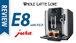 JURA E8 Piano Black NAA – Exclusive Brewing Technology [upl. by Yatnoj]