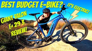 Best Budget E Mountain Bike Giant Talon E 29 3 Review [upl. by Macnamara540]