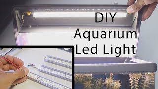 Diy LED Aquarium Light  Change old Lighting [upl. by Diarmit524]