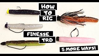 How to Rig the ZMan Finesse TRD 5 MORE Better Ways Bass Fishing  HOW TO RIG IT  The Ned Rig [upl. by Shaff]