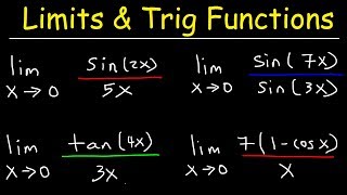 Limits of Trigonometric Functions [upl. by Einahpad405]