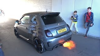 Abarth 595 Competizione Stage 4 with Capristo Exhaust System [upl. by Stanislaw542]