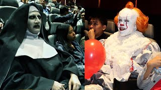 FUNNIEST Scare Pranks COMPILATION  Pennywise VS Valak Whos Scarier [upl. by Shir439]