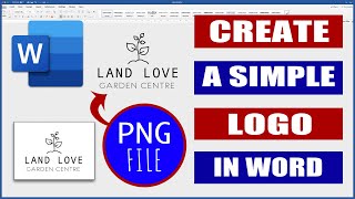 Create a LOGO in Word  Microsoft Word Tutorials [upl. by Lyda375]