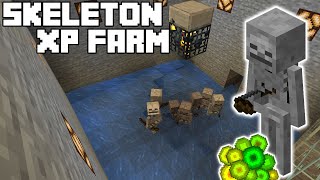 Skeleton XP Farm  Minecraft 115116 Tutorial Java Edition [upl. by Doroteya809]