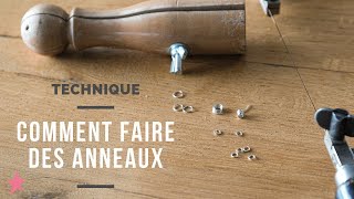 TECHNIQUE  Comment faire une cannetille  Comment fabriquer des anneaux [upl. by Hilary]