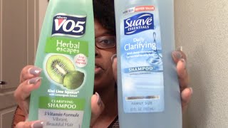 CLARIFYING SHAMPOOS V05 vs SUAVE [upl. by Stephanie]