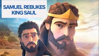 Samuel Rebukes King Saul  Superbook [upl. by Esirehs]