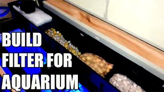 DIY Aquarium Filter  Cleaning and Setup Filter Media [upl. by Yllor888]