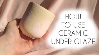 How to use Ceramic Underglaze [upl. by Dasteel911]