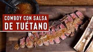 Cowboy con salsa de tuétano  Soy Parrillero [upl. by Sucirdor]