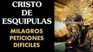 Oración al Milagroso Cristo de Esquipulas para peticiones dificiles [upl. by Akinor]