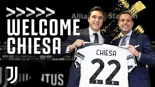 WELCOME CHIESA  Federico Chiesa is Presented as a Juventus Player [upl. by Zared]