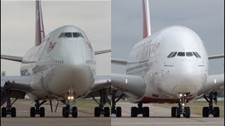 WHICH IS LOUDER Airbus A380 vs Boeing 747 [upl. by Boser41]