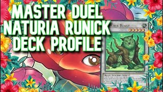 Master Duel Naturia Runick Deck Profile [upl. by Scrogan]