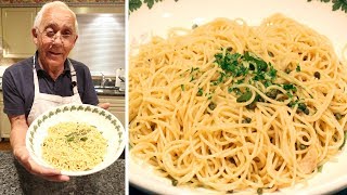 Spaghetti Aglio e Olio and Anchovies Recipe [upl. by Semaj]