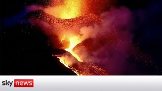 Replay La Palma volcano eruption [upl. by Romeu]