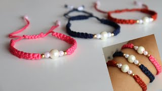 How To Make Friendship band  DIY  Handmade Band  Friendship Band [upl. by Lednyc463]