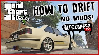 GTA 5  How To Drift For Beginners  Best Tutorial  NO MODS [upl. by Mehalek]