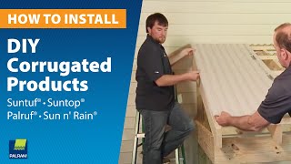 How to SUNTUF® Installation DIY [upl. by Jordain]