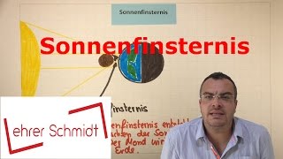 Sonnenfinsternis  Physik  Optik  Lehrerschmidt [upl. by Rehpotsrihc911]