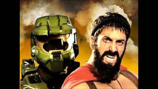 Master Chief vs Leonidas Epic Rap Battles of History 17 LyricsHD [upl. by Revilo]