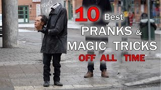 TOP 10 PRANKS amp Magic tricks OF ALL TIME  Julien Magic [upl. by Lohner]