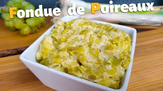 FONDUE DE POIREAUX Recette Facile et Rapide  Nice2MeatU [upl. by Tamqrah411]