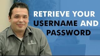 How to Retrieve Your Username and Password [upl. by Nirhtak]