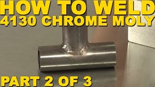 How to Weld 4130 Chrome Moly Tube Welds [upl. by Rambert]