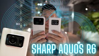 Sharp Aquos R6 HandsOn 1Inch Sensor 240Hz Screen [upl. by Frasch]