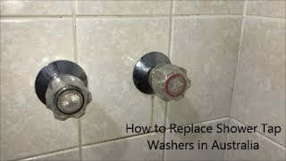 How to Replace Shower Tap Washers  Australia [upl. by Paz135]