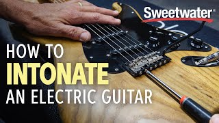 How to Intonate an Electric Guitar [upl. by Obmar]