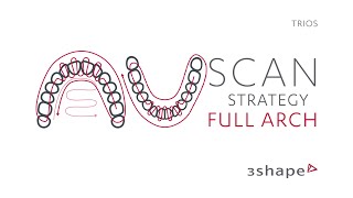 3Shape TRIOS Scan Strategy Full Arch [upl. by Akiv]