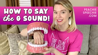 How to say the G sound by Peachie Speechie [upl. by Ellives]