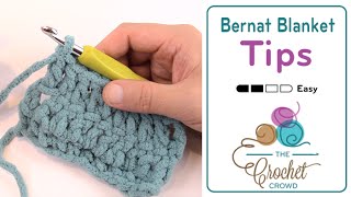 How To Change Colors amp Yarn Strands with Bernat Blanket  BEGINNER  The Crochet Crowd [upl. by Adnat]