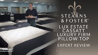 Stearns amp Foster Lux Estate Cassatt Luxury Firm Pillow Top Mattress Expert Review [upl. by Watanabe99]