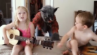 Werewolf prank on kids – Funniest compilation 2019 [upl. by Ekoorb]